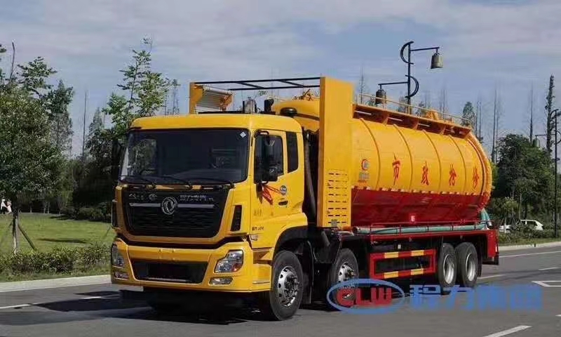 東風天龍前四后八35方環(huán)衛(wèi)高壓清洗吸污車